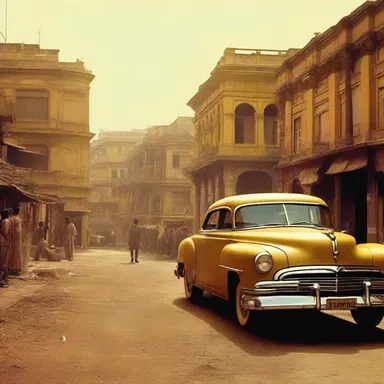 The cinematographer used ocher filters to create a nostalgic and vintage atmosphere in the movie's flashback sequences.