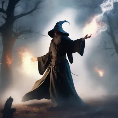 In the magical realm, the spells began to go haywire, causing mayhem and chaos.