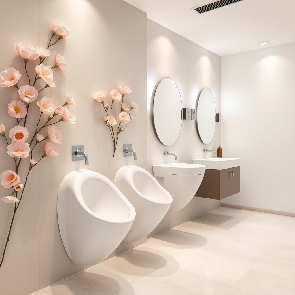 A sleek and modern women's urinal designed for functionality and elegance