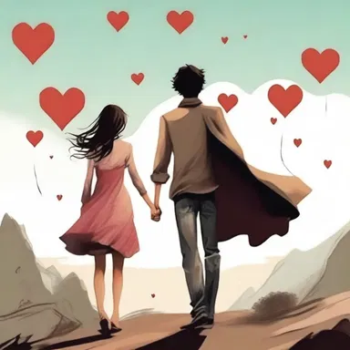 In the novel, the protagonist is desirous of finding true love and embarks on a journey to find it.