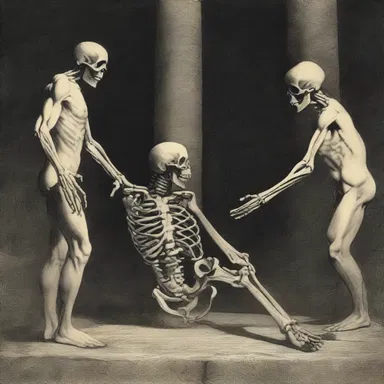 According to religious folklore, the divine punishment for committing the same sin twice was to miraculously refracture the bone that had previously healed.