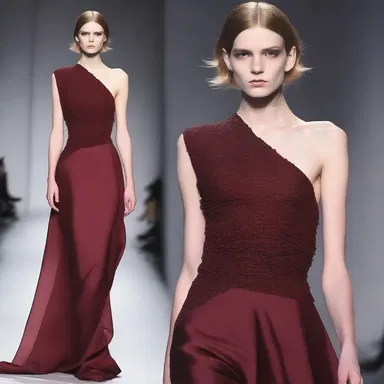 The fashion designer showcased a collection of evening gowns inspired by hematoma, with rich burgundy fabrics designed to mimic the appearance of blood pooling under the skin.