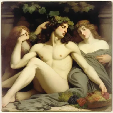 In Greek mythology, the god Dionysus experienced nympholepsy after falling in love with several nymphs.
