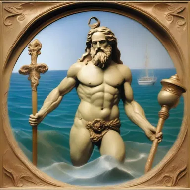 According to Greek mythology, the god Neptune is associated with the letter N.