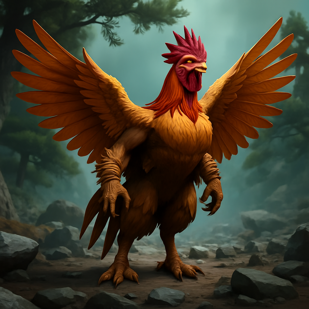 Make his wings bigger.