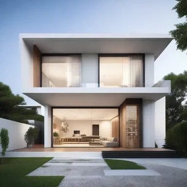 The minimalist style of this house design leaves no room for reasonless ornamentation.