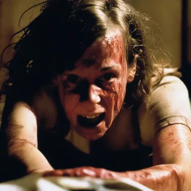 The reasonless acts of violence in the horror movie left the audience terrified.