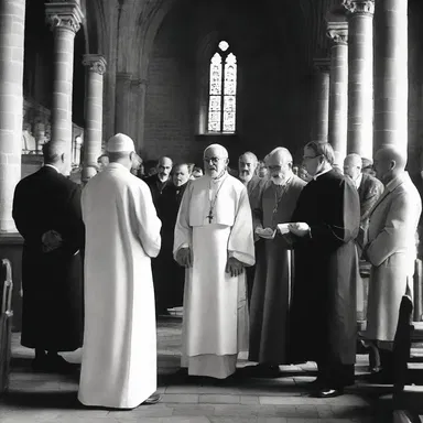 The important person in the church was responsible for overseeing the congregation and leading religious ceremonies.