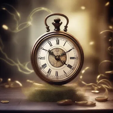In the fantasy world, time may not always flow temporally as magical elements can manipulate the temporal order.