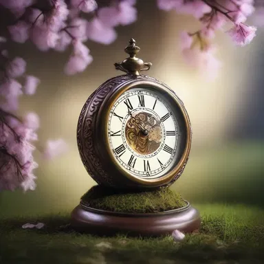 In the fantasy world, time may not always flow temporally as magical elements can manipulate the temporal order.
