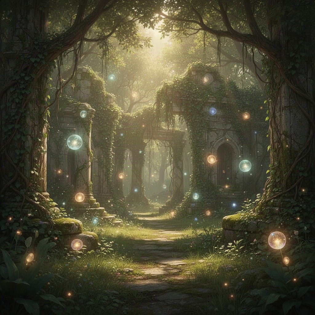 A mysterious and enchanting landscape that has been revealed after being hidden for ages