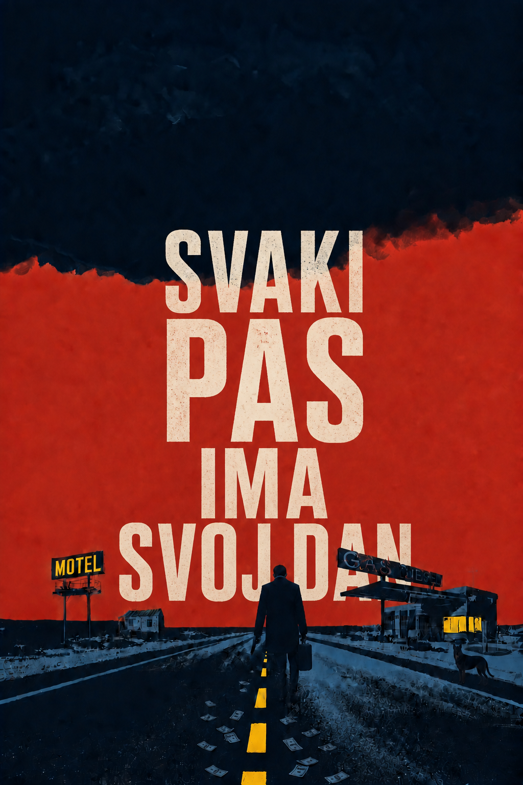 Dodaj mi sad naslov knjige, fontom, veličinom, rasporedom kako najbolje odgovara, a naslov je: Svaki pas ima svoj dan