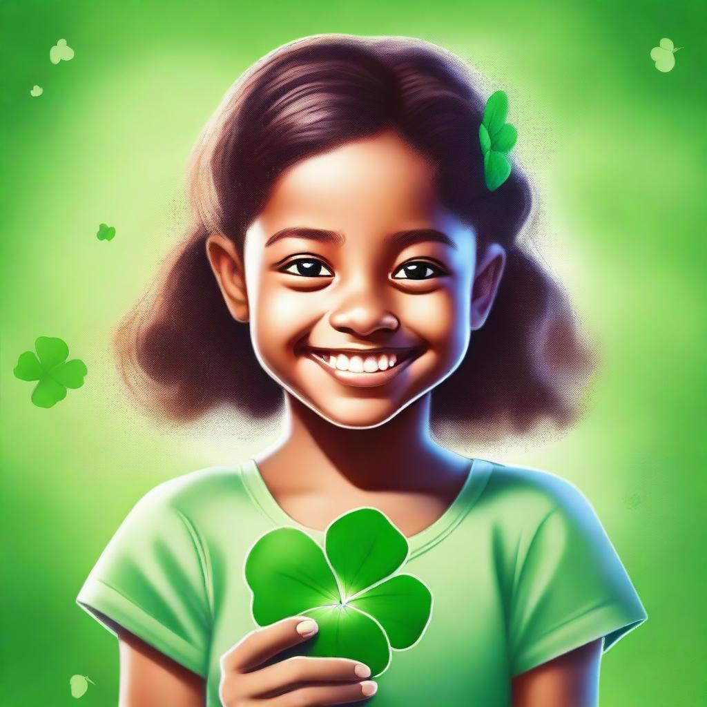 A high-quality digital art image of a young girl