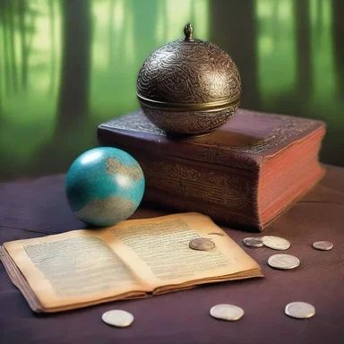 In the mystical world of the fantasy novel, rare artifacts used for consumer credit have powerful magical properties.