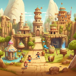 Create a fan art piece inspired by the Cookie Run Kingdom game, but in an ancient, historic style. Include your favorite characters and settings from the game.