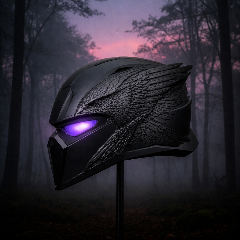 Same Mask and helmet with a Ospery Motiff