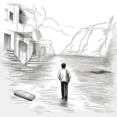 The protagonist in the novel is portrayed as a participant, navigating through different challenges.