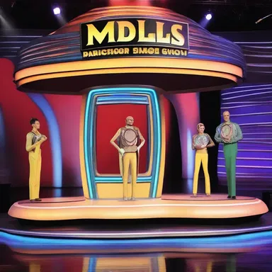 The futuristic game show featured participants with extraordinary abilities competing for a grand prize.