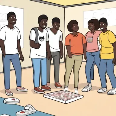 The animated series showcased a group of participants engaging in a variety of games and challenges.