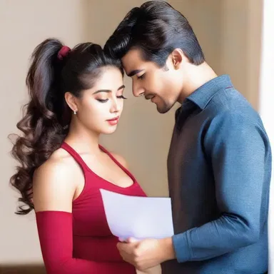 The instructor's heart fluttered as they received a passionate love letter from a secret admirer.