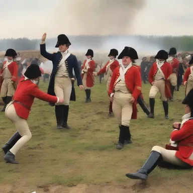 The instructor vividly described the Battle of Waterloo, capturing the attention of all the students in the history class.