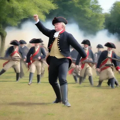 The instructor vividly described the Battle of Waterloo, capturing the attention of all the students in the history class.