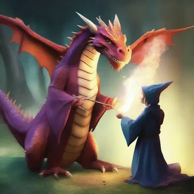 In the mystical world of dragons and wizards, the instructor was a wise sorcerer who taught young apprentices the art of magic.