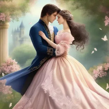 In her fanciful dreams, she imagined herself as the protagonist of a romantic novel, swept off her feet by a handsome prince.