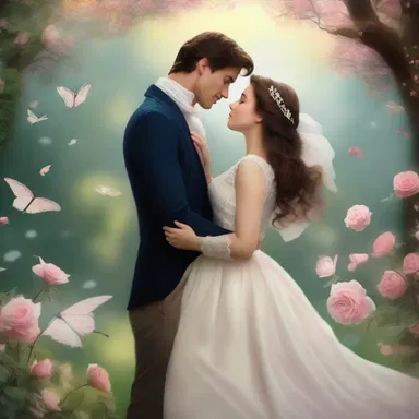 In her fanciful dreams, she imagined herself as the protagonist of a romantic novel, swept off her feet by a handsome prince.