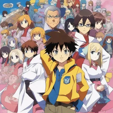 The anime series is known for its fanciful characters and imaginative storylines.