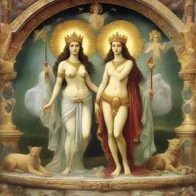 Fanciful stories of gods and goddesses are often found in ancient mythologies.