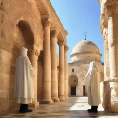 The priest led a group of pilgrims to reconnoitre the holy land and seek spiritual enlightenment.