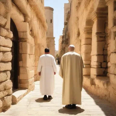 The priest led a group of pilgrims to reconnoitre the holy land and seek spiritual enlightenment.