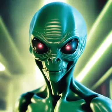 In the science fiction novel, the smirker was portrayed as an alien with an obnoxious self-satisfied smile.