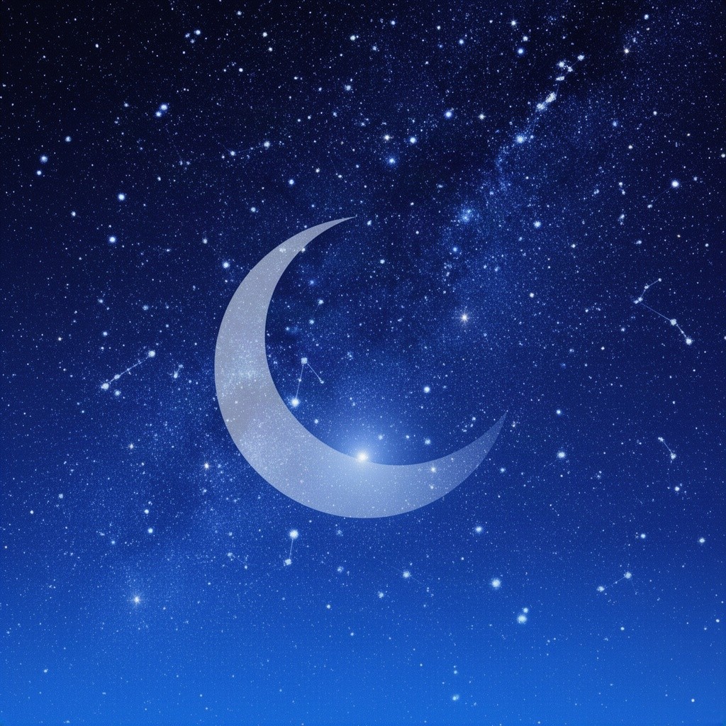 A captivating starry night sky with thousands of twinkling stars, vibrant constellations, and a deep, mesmerizing blue background