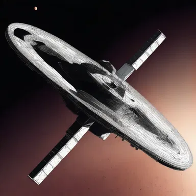 The spacecraft was equipped with advanced armament capable of destroying entire planets.