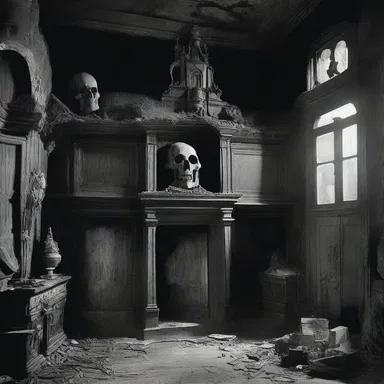 The haunted house had a hermetic atmosphere, as if it were cut off from the rest of the world.