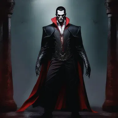 In the fantasy world, the bloodless vampire ruled over the dark kingdom.