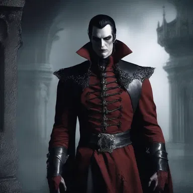In the fantasy world, the bloodless vampire ruled over the dark kingdom.