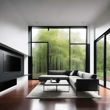 The minimalist aesthetic of the house created a bloodless atmosphere devoid of any excessive ornamentation.