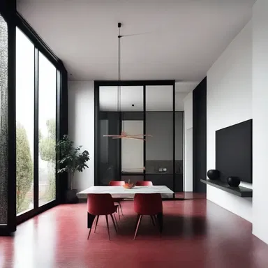 The minimalist aesthetic of the house created a bloodless atmosphere devoid of any excessive ornamentation.