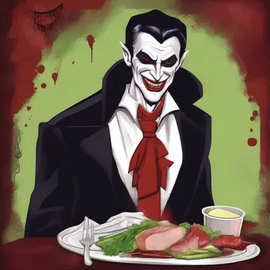 Why did the vampire become a vegetarian? Because he wanted to lead a bloodless lifestyle!