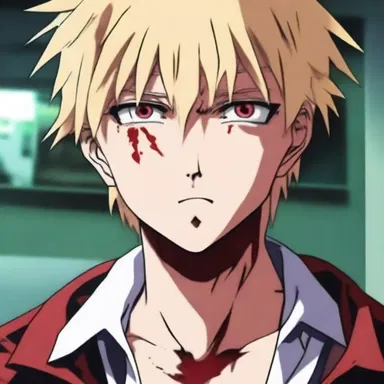 In the anime, the character's face turned bloodless when he received shocking news.