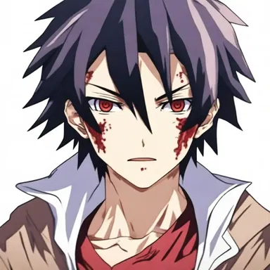 In the anime, the character's face turned bloodless when he received shocking news.