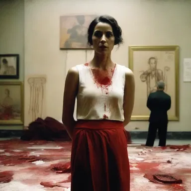 The artist's bloodless portrayal of the tragedy failed to evoke any emotional response from the viewers.