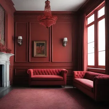 The bloodless color scheme of the room created a sense of monotony and lack of excitement.