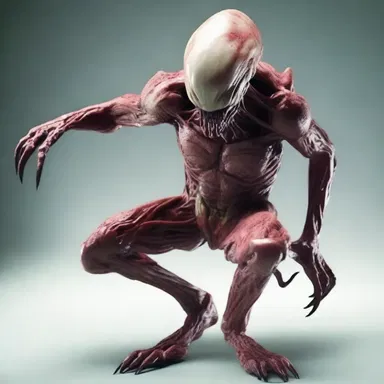 The alien creature appeared bloodless, lacking the vitality and exuberance commonly seen in biological beings.