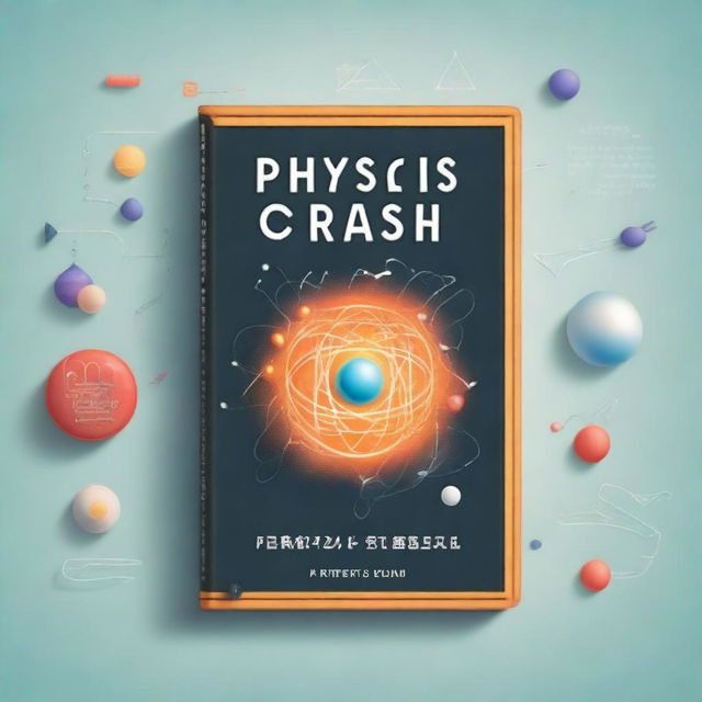 A high-quality digital art image representing the cover of a physics book