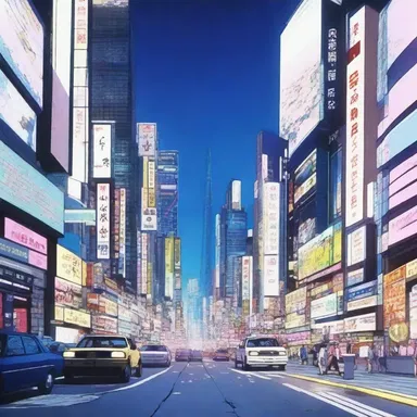 The futuristic anime showcased impressive visual effects in its output signal.