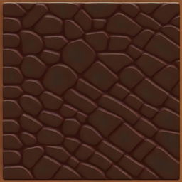 Generate an image of a dark black object named 'Topic' that visually suggests a rich, chocolate flavor.